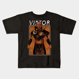 Vintage Wwe Viktor Kids T-Shirt